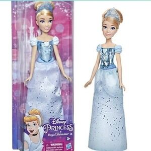 Disney Princess Cinderella Royal Shimmer Doll, Blue Dress, Blonde Hair‎